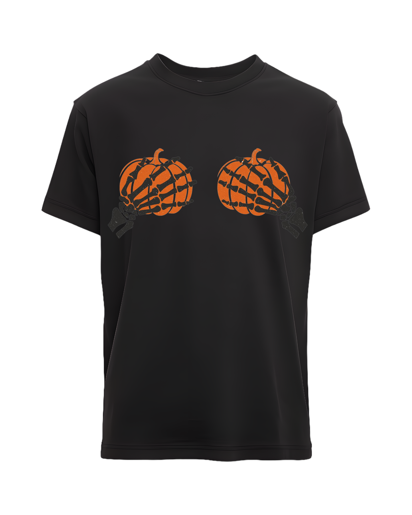 Halloween Pumpkins & Skeleton Hands