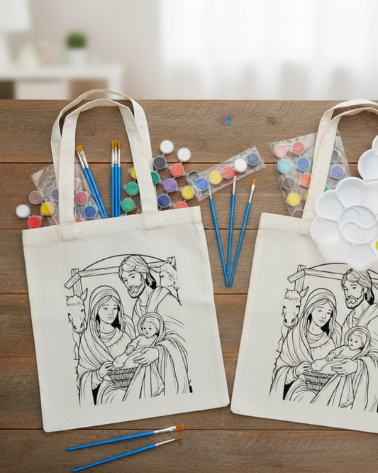 Totte Bag Christmas set paint
