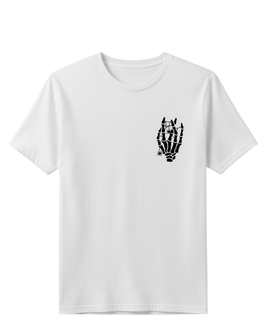 Skeleton Hand with Spider